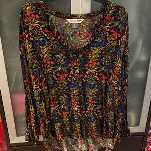 Old Navy Multicolor Floral Blouse